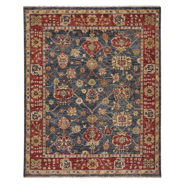 Capel Charleigh-Peshawar 1209-470 Blue Red Rug