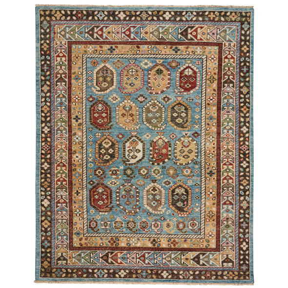 Capel Charleigh-Shirvan 1214-480 Slate Multi Rug