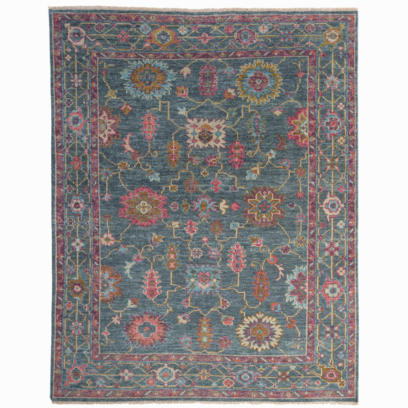 Capel Elan 1220-450 Azure Multi Rug