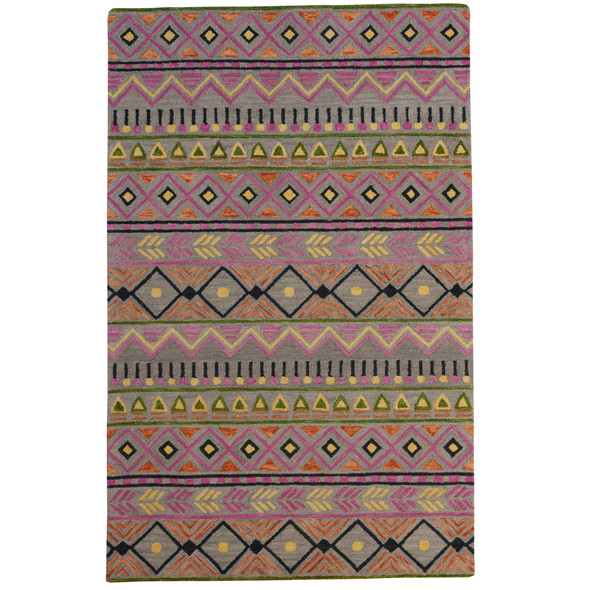 Capel Shakta-Fiesta 2542-390 Ash Multi Rug