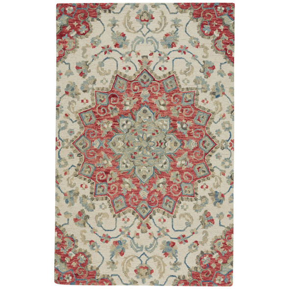 Capel Shakta-Palani 2555-620 Light Sand Floral Rug