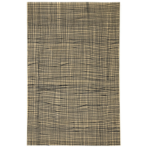 Capel Etching 2573-340 Black Rug