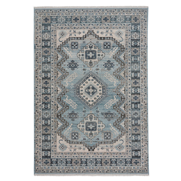 Capel Litaker-Kazak 3923-438 Med Blue Rug