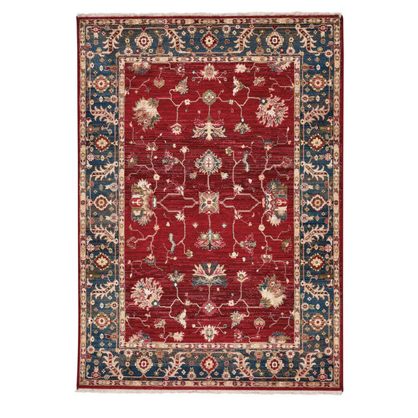 Capel Litaker-Keshan 3924-560 Red Dark Blue Rug