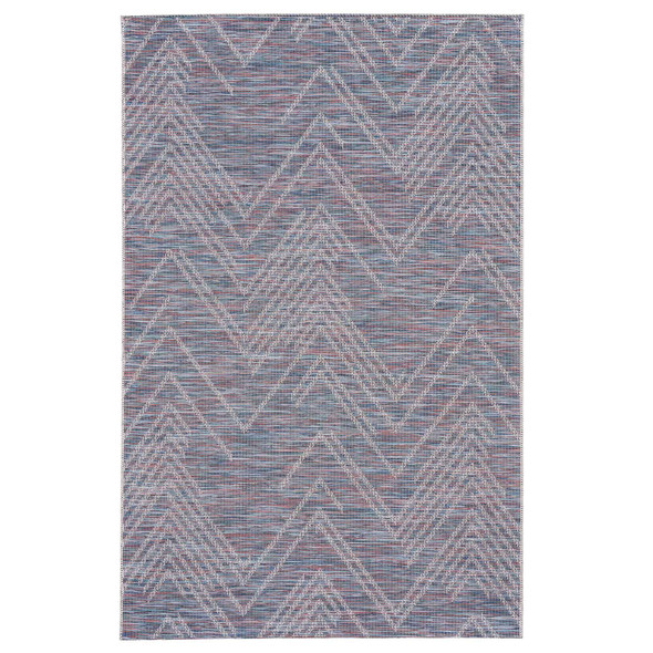 Capel White Oak 4655-460 Blue Multi Rug