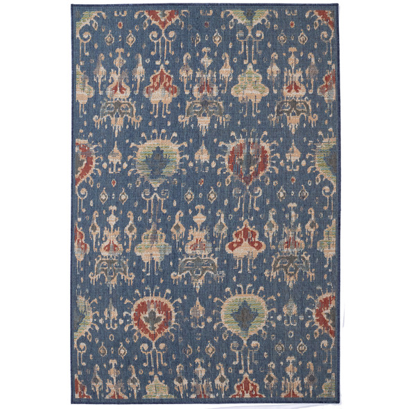Capel Sanibel-Ikat 5100-450 Dark Blue Rug