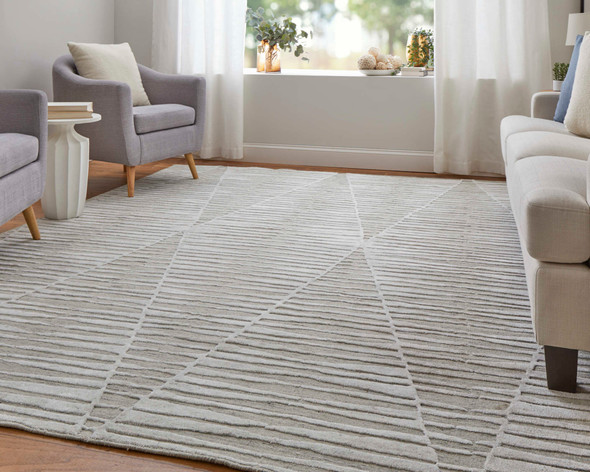 Feizy Elias 69FVF Ivory Tan Area Rug