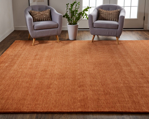 Feizy Luna 8049F Orange Area Rug