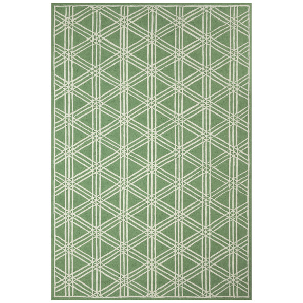 TransOcean Capri 1741 06 Hex Green Rug