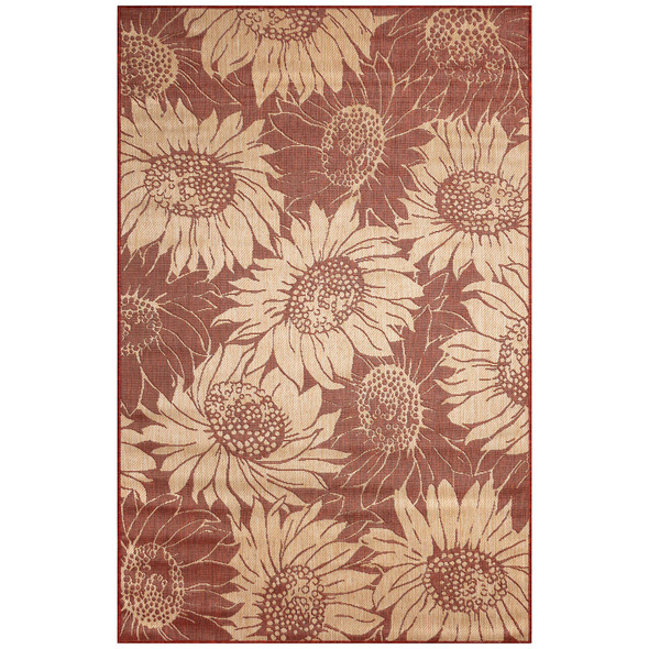 TransOcean Carmel 8483 34 Sunflower Field Chili Rug