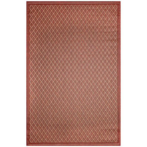 TransOcean Carmel 8508 34 Diamonds Chili Rug