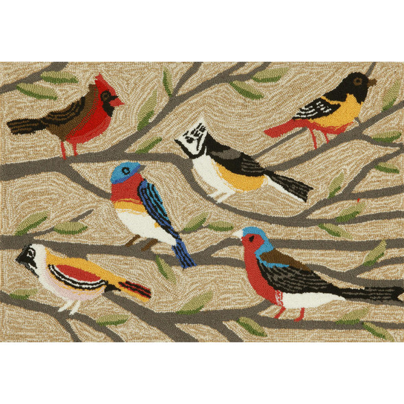 TransOcean Frontporch 1440 44 Birds Multi Rug
