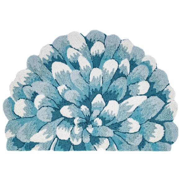 TransOcean Frontporch 1828 04 Mum Aqua Rug