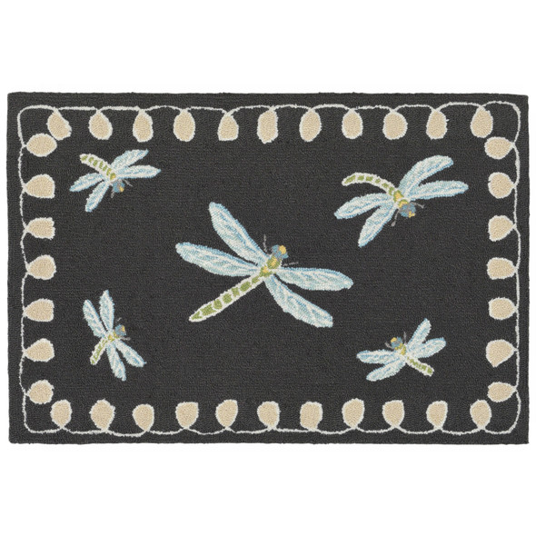 TransOcean Frontporch 2048 47 Dragonfly Midnight Rug