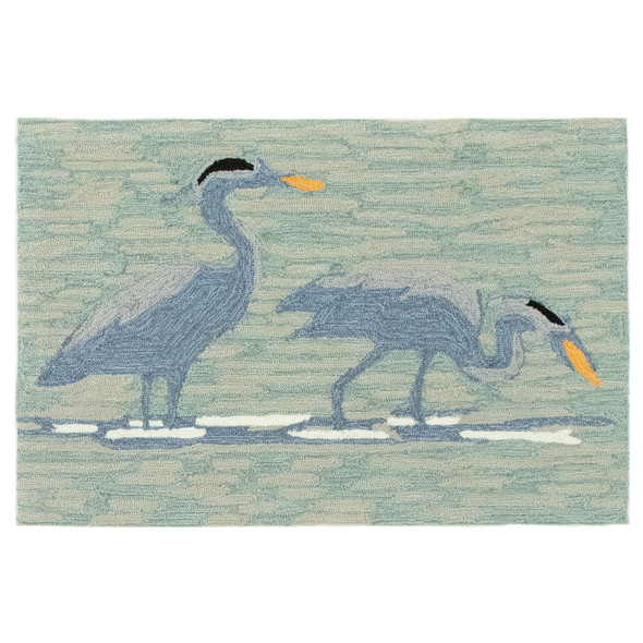 TransOcean Frontporch 4506 03 Blue Heron Lake Rug