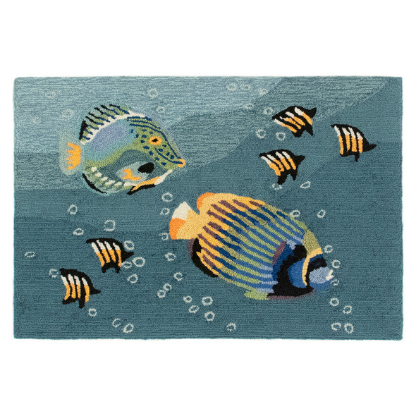 TransOcean Frontporch 4530 04 Aquarium Ocean Rug