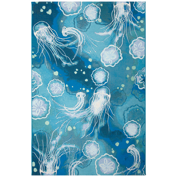 TransOcean Marina 8155 04 Jelly Fish Bloom Rug