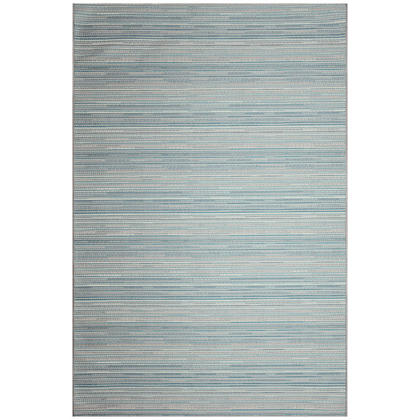 TransOcean Miranda 7661 04 Tweed Stripe Aqua Rug