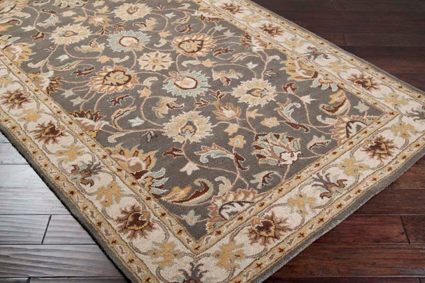 Caesar CAE-1005 Charcoal Beige Rug by Livabliss