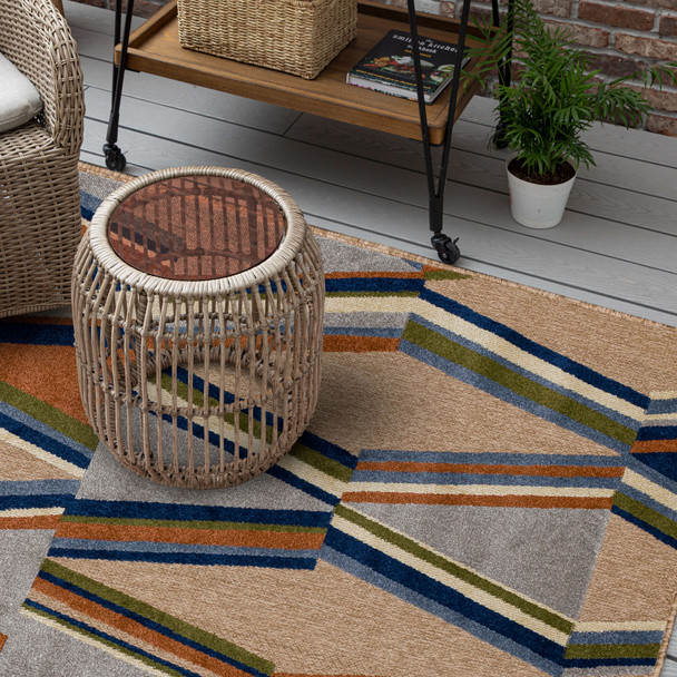 Karastan Cabana R1264 416 Boca Grande Multi Rug