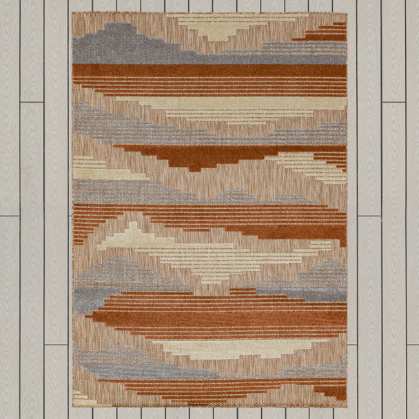Karastan Cabana R1265 416 Fernandina Multi Rug