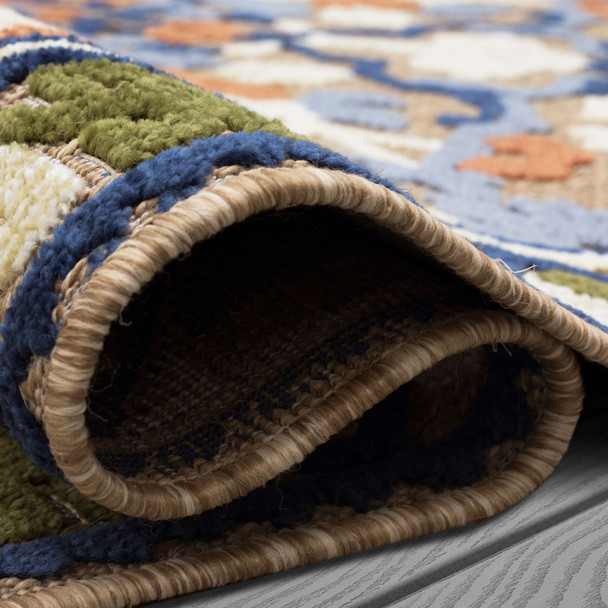 Karastan Cabana R1266 416 Key Biscayne Multi Rug