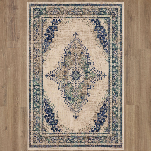 Karastan Cosmopolitan 90961 50134 Armitage Indigo Rug