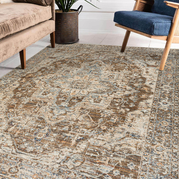 Dalyn Bergama BE9 Mocha Rug