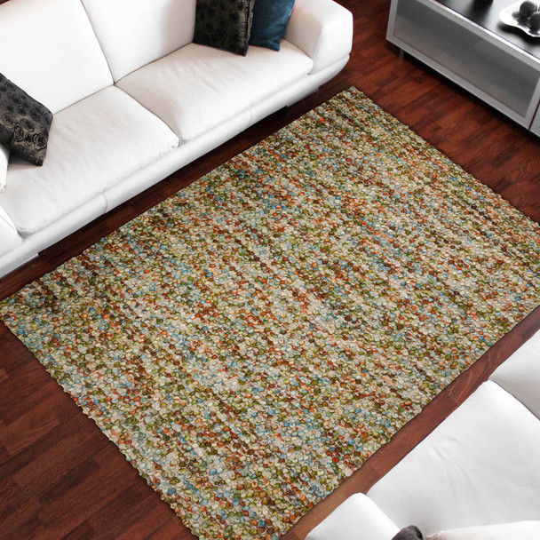 Dalyn Hanu HU1 Green Rug