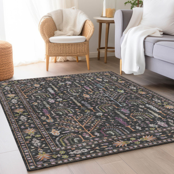 Dalyn Hatay HY5 Black Rug