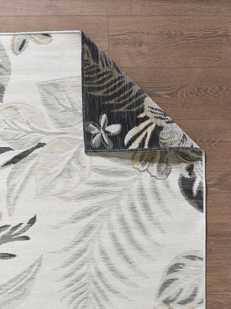 Kas Dahlia 1408 Ivory/Brown Tropical Bouquets Rug
