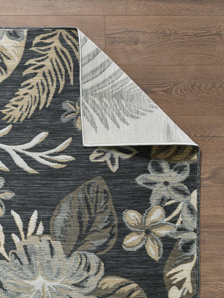 Kas Dahlia 1408 Ivory/Brown Tropical Bouquets Rug