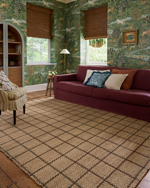 Chris Loves Julia x Loloi Fletcher FLE-01 Natural Brown Rug