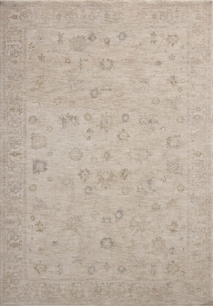 Chris Loves Julia x Loloi Louisa LOI-01 Oatmeal Stone Rug