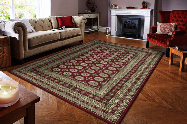 Dynamic Ancient Garden 57102-1293 Red Beige Rug
