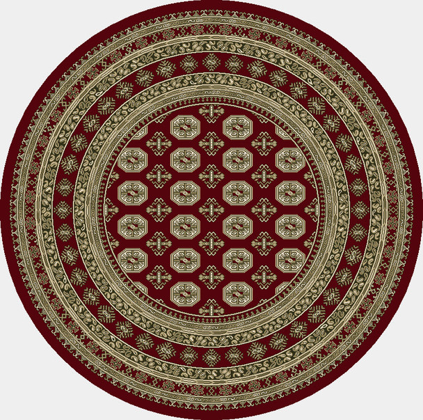 Dynamic Ancient Garden 57102-1293 Red Beige Rug