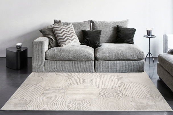 Dynamic Monroe 9815-190 Ivory Grey Rug