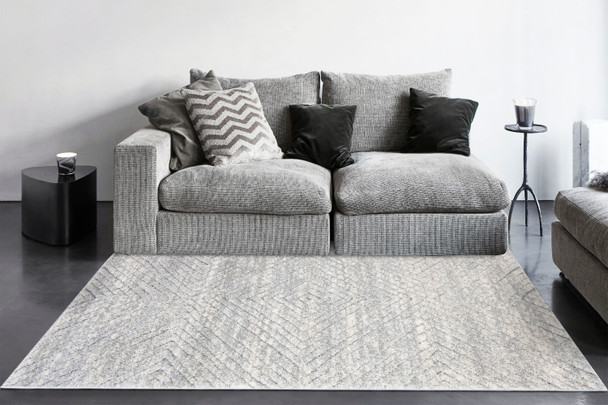 Dynamic Pike 11200-990 Grey Dark Grey Rug