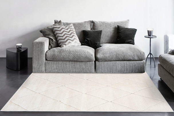 Dynamic Pike 11206-100 Ivory Rug