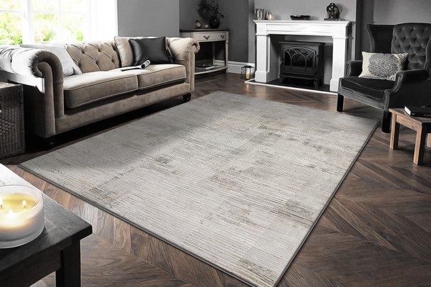 Dynamic Renaissance 3153-190 Ivory Grey Rug