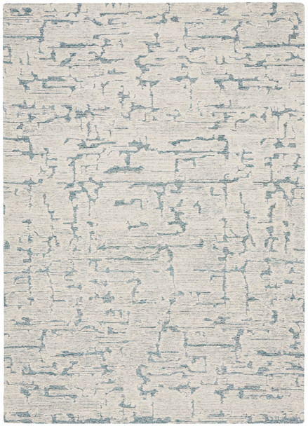Nourison Calvin Klein CK009 Sculptural SCL01 Teal Rug