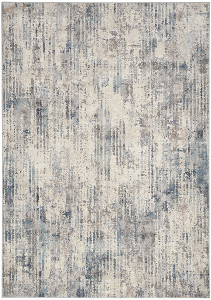 Nourison Calvin Klein CK022 Infinity IFN04 Ivory Grey Blue Rug