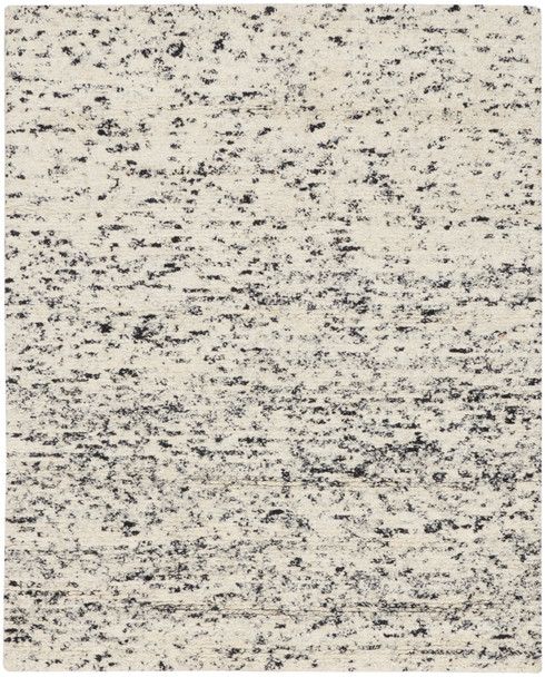Nourison Calvin Klein CK042 Billows BIL01 Ivory Black Rug