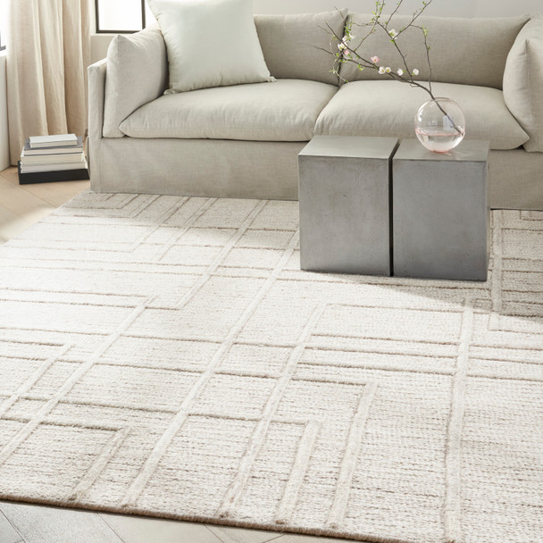Nourison Calvin Klein CK045 Impressions IMP01 Ivory Rug