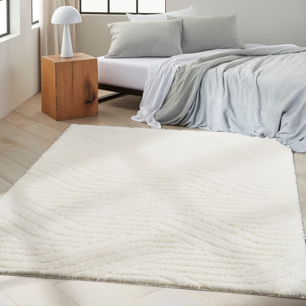 Nourison Calvin Klein Surfaces SFC01 Ivory Rug