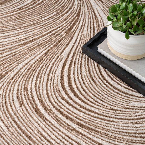 Nourison DKNY Central Park West CEP02 Beige Brown Rug