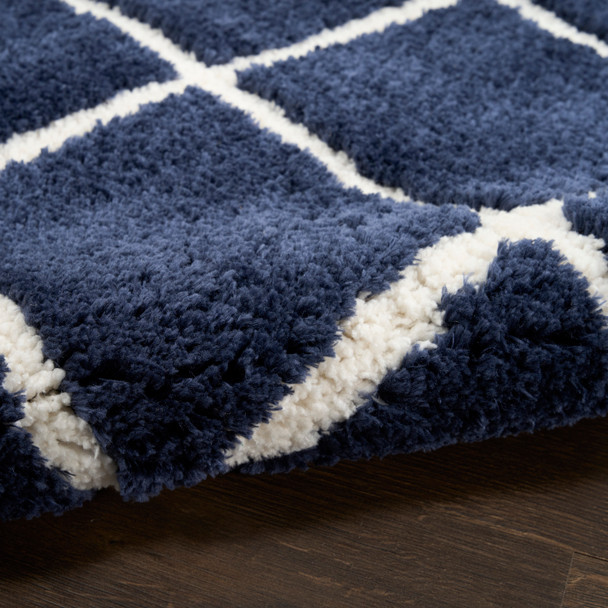 Nourison DKNY West End Ave WTE01 Navy Ivory Rug