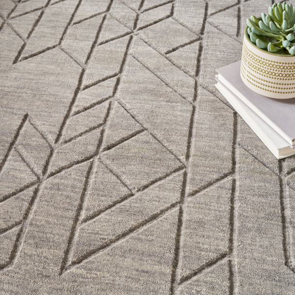 Nourison Home Alessia ALE01 Grey Rug
