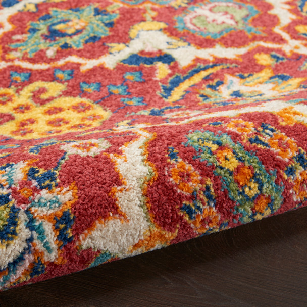 Nourison Home Allur ALR03 Red Multicolor Rug
