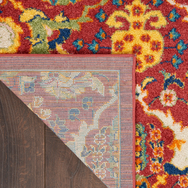 Nourison Home Allur ALR03 Red Multicolor Rug